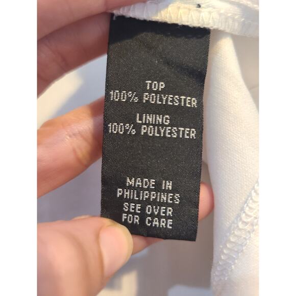 Iz byer small womens sheer overlay blouse - Picture 4 of 7